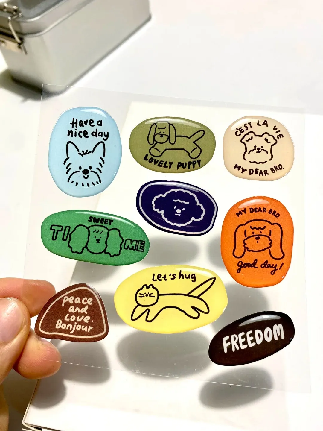 Crystal Epoxy Self - Sticker Perekat