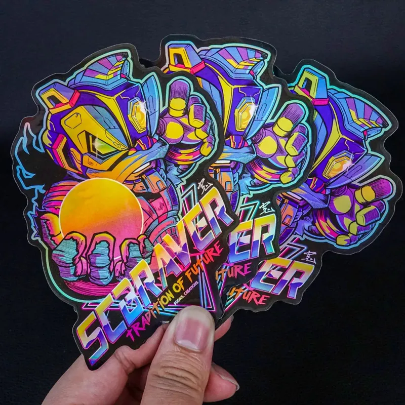 Pengantar bahan stiker laser