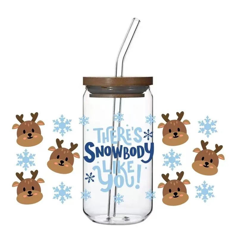 Apa catatan aplikasi untuk stiker transfer gelas kaca 16oz?