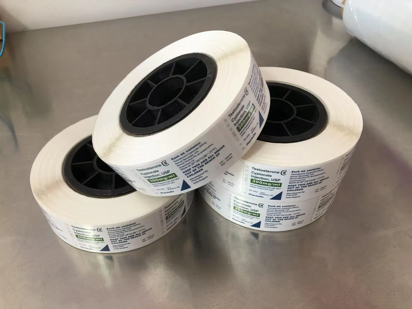 Label medis satu lapis akan dikirimkan