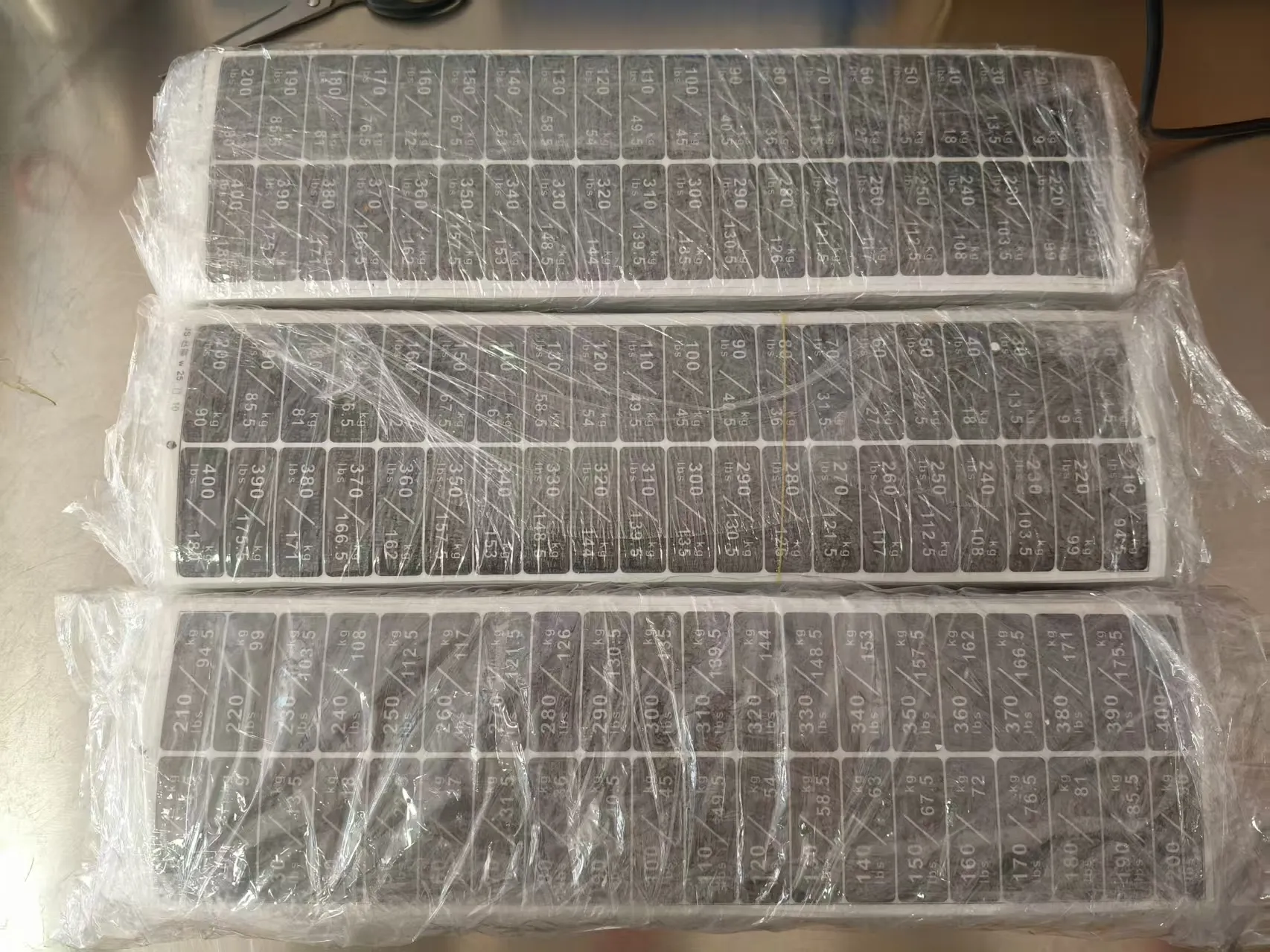 Stiker Plastik Peralatan Gym JOJO Pack