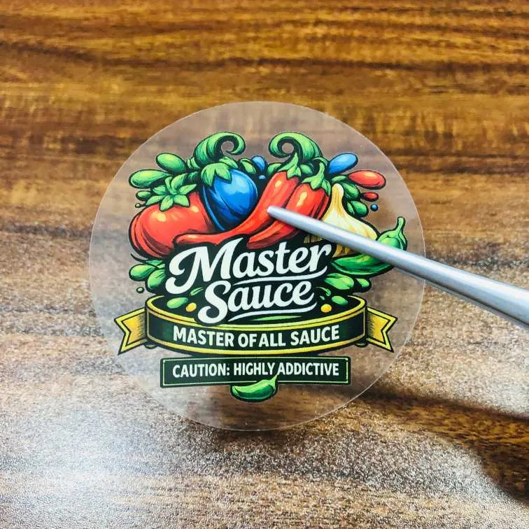 Lengkapi pengiriman label saus sambal yang tepat