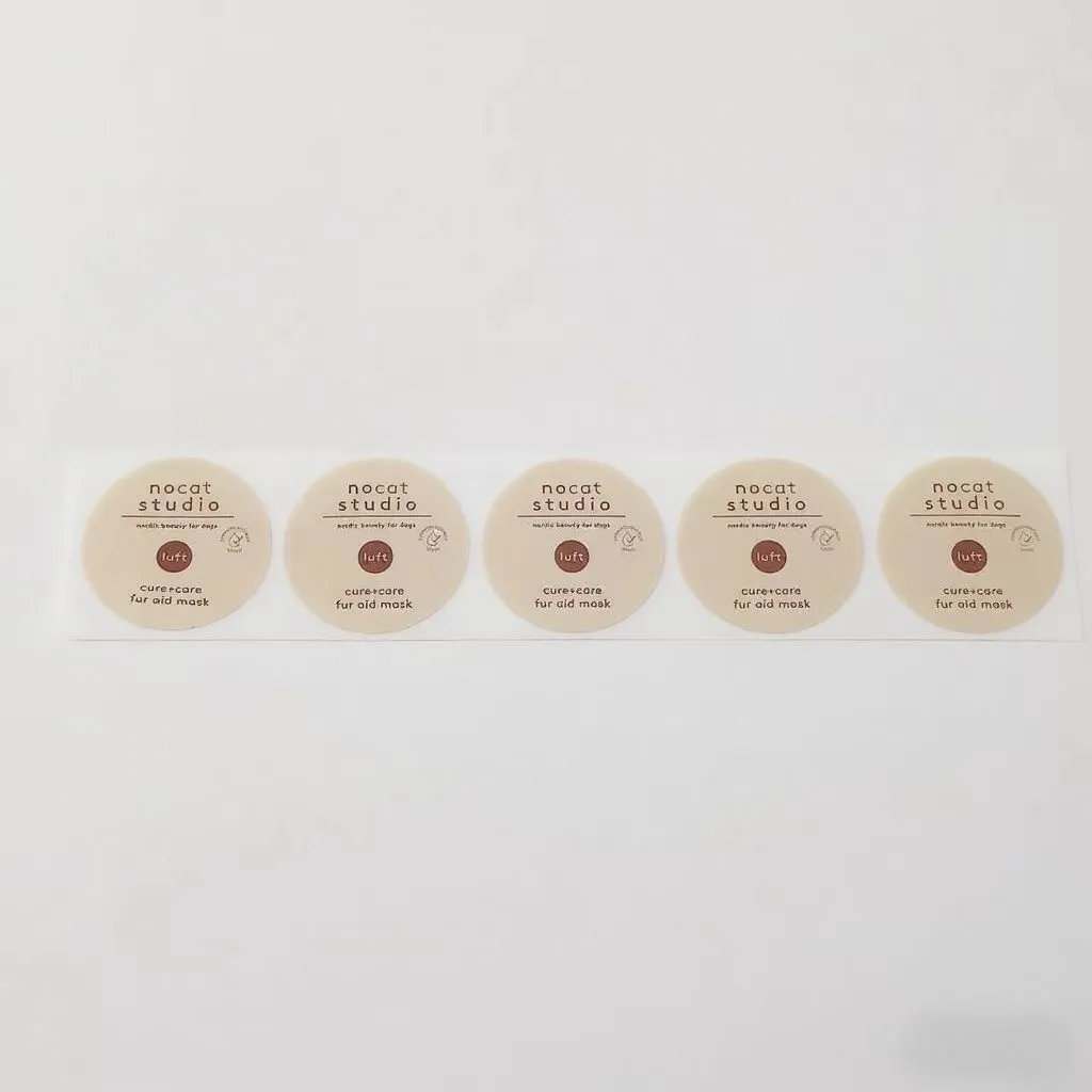 Stiker lingkaran botol