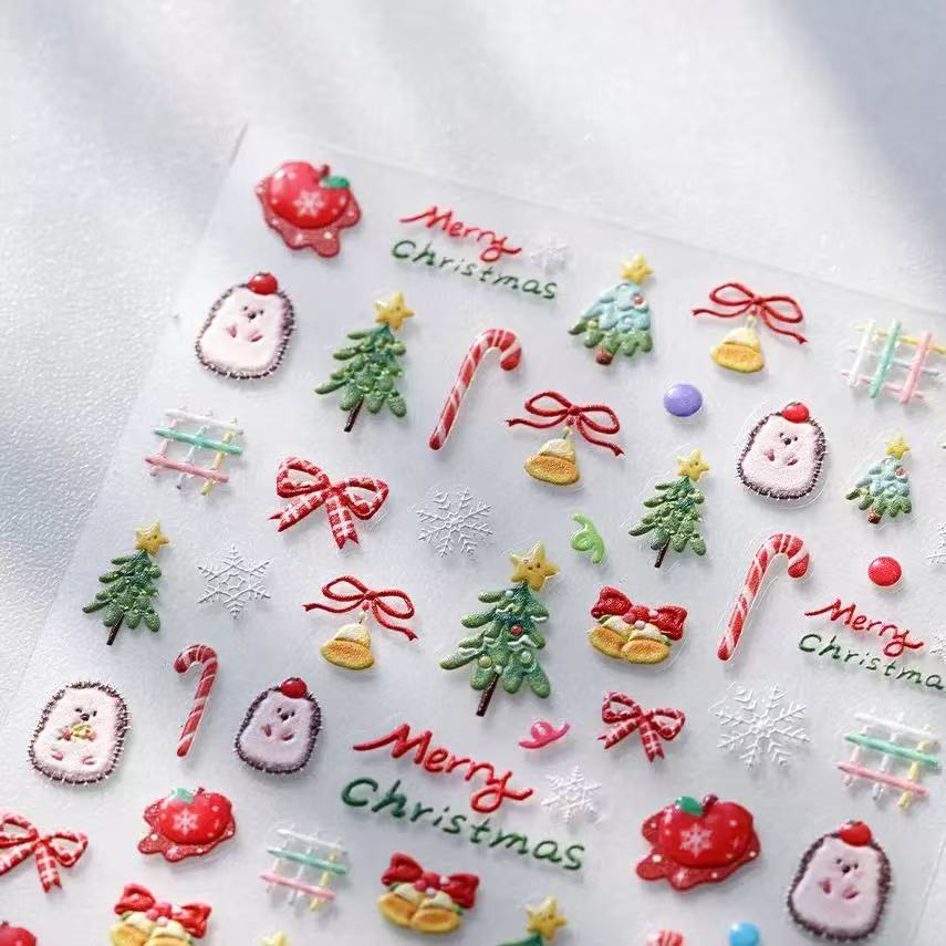 Stiker seni kuku Natal