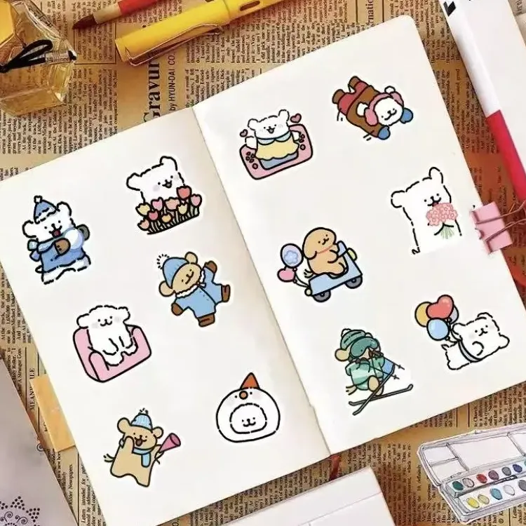 Stiker anjing Malta