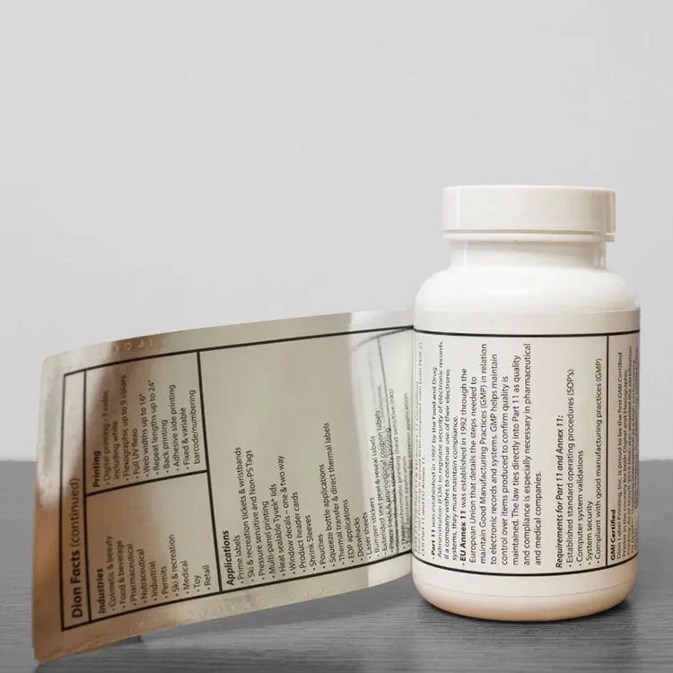 Label nutraceutical dan suplemen