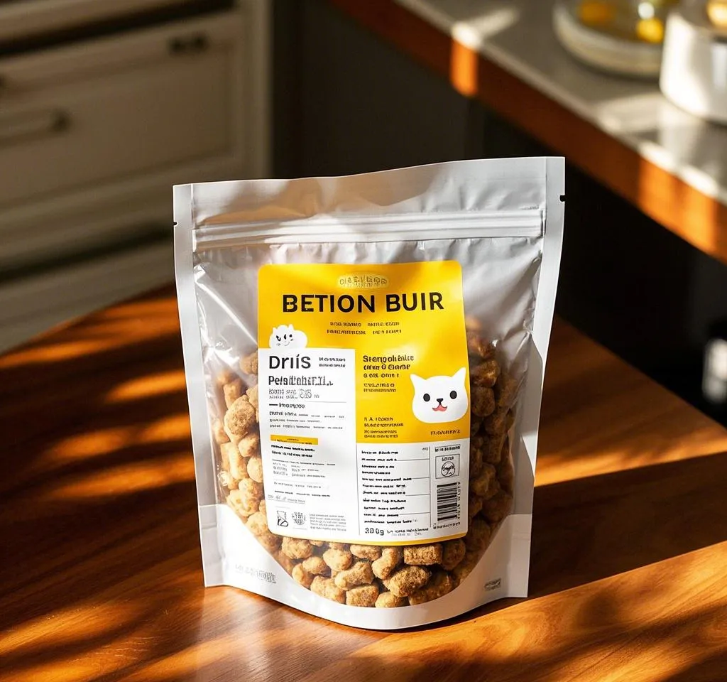 Label makanan hewan peliharaan