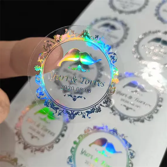 Label Holografik Transparan